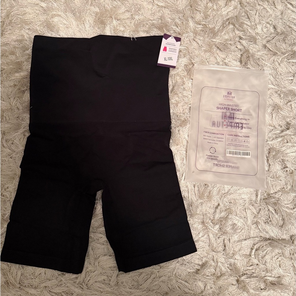 BOGO 🛍️ Black High-Waisted Shapewear Shorts